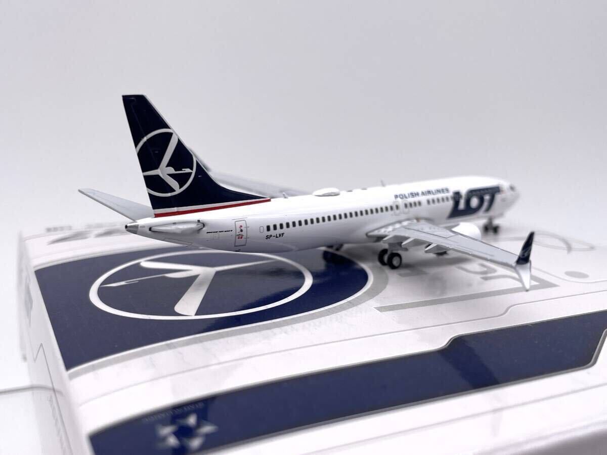 1/400 JC Wings BOEING 737-8 MAX LOT ポーランド航空 (SP-LVF)_画像3