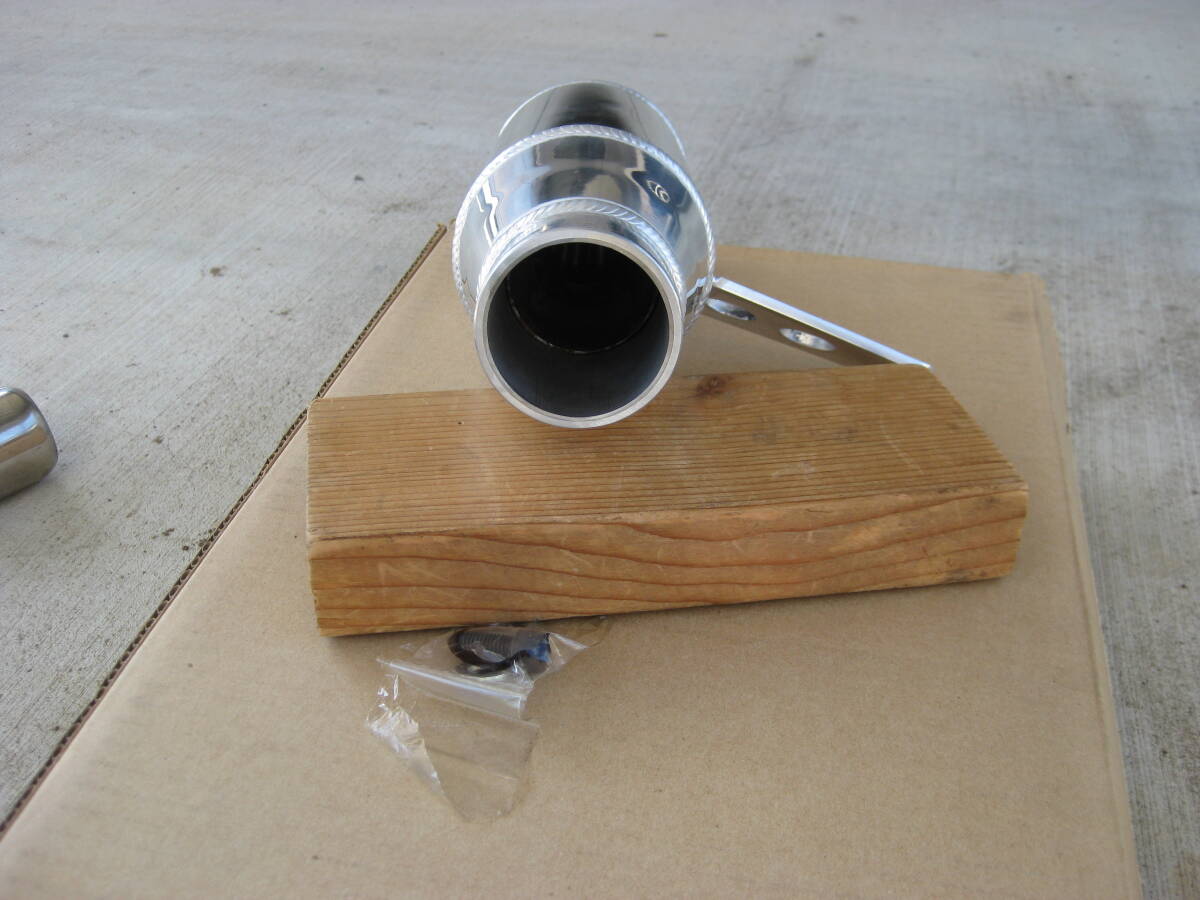  M Tec middle capital TW200 down . type muffler stain aluminium 