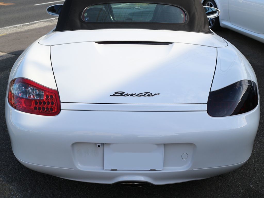 Tint+ flushing - repeated use OK Porsche Boxster 986 previous term / latter term tail lamp smoke film 