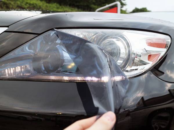Tint+ many times over ... head light smoke film LS460/LS600h USF40/USF45 middle period Lexus LS