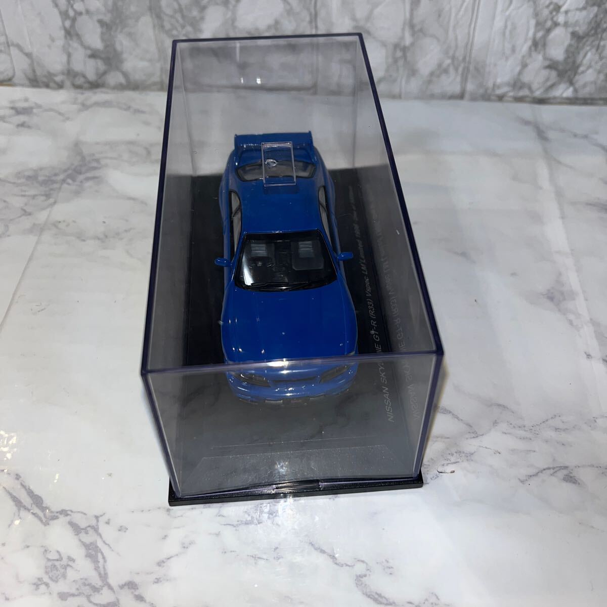 EBBRO エブロ 1/43 NISSAN 日産 SKYLINE スカイライン GT-R R33 ブルー 青　ミニカー　カラーサンプル_画像10
