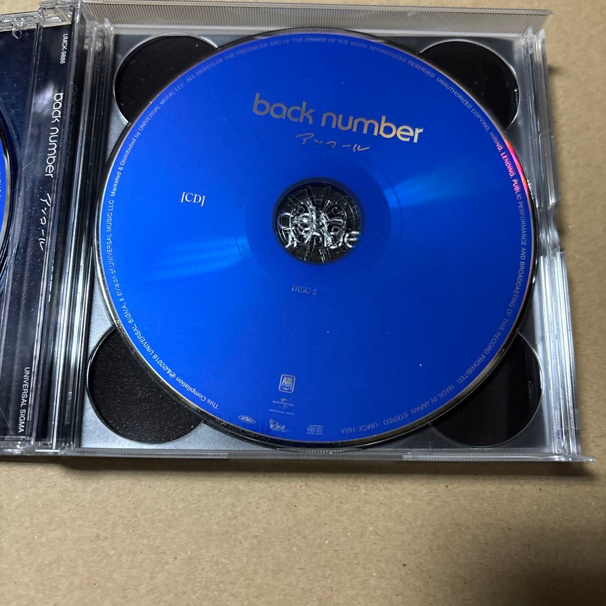 back number/アンコール (ベストアルバム) (初回限定盤B/DVD ver.)商品情報お読みください