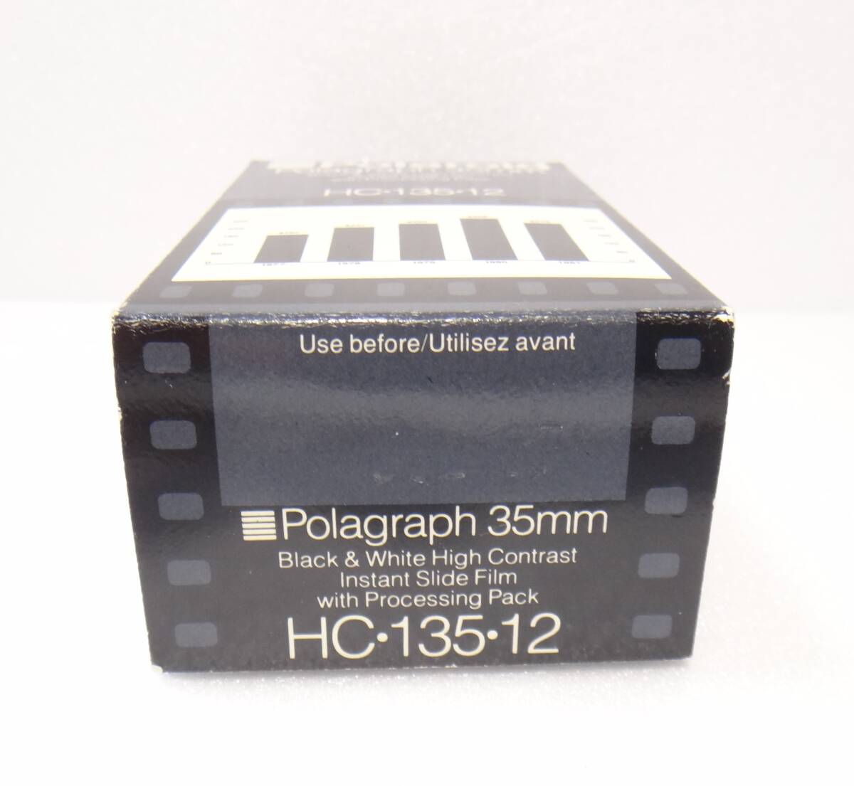 白黒（モノクロ）ハイコントラスト、インスタントスライドフィルム polaroid polagraph 35mm HC 135 12 ポラロイド フイルム 現状販売_画像4