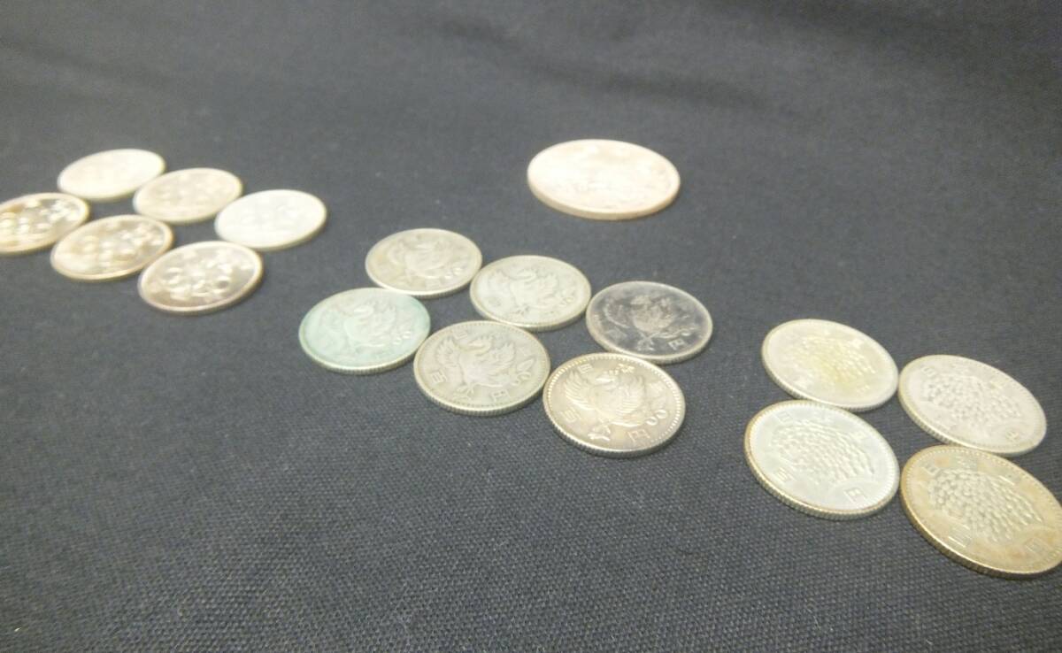 【記念銀貨】五輪1000円×1枚 五輪100円×6枚 稲穂100円×4枚 鳳凰100円×6枚★額面2,600円分★レタパライト370発送！1円～スタート☆彡の画像7