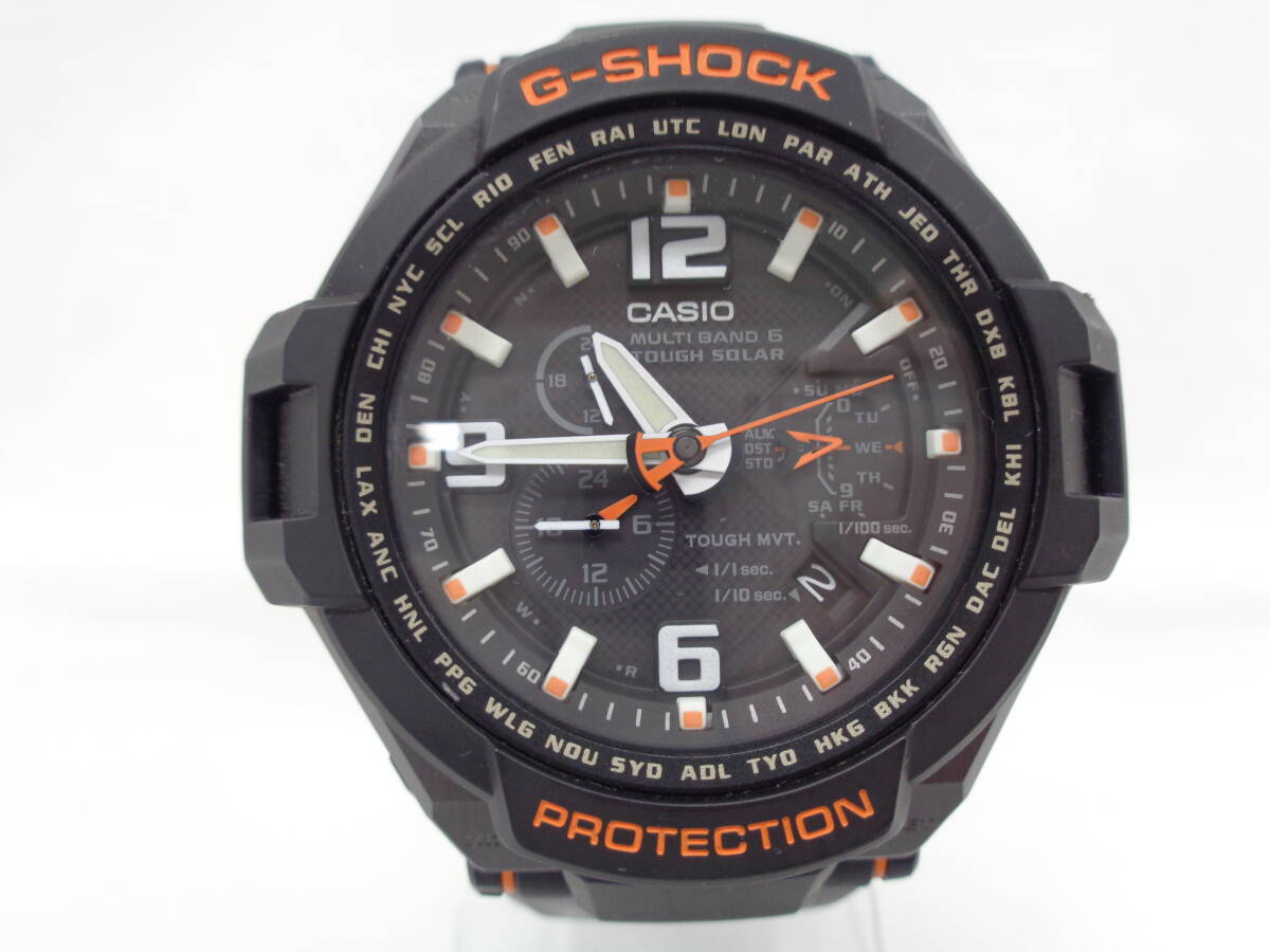 ★美品 G-SHOCK GW-4000-1AJF グラビティマスター スカイコックピット タフソーラー 電波受信 電波ソーラー マルチバンド6 ブラック☆彡の画像1