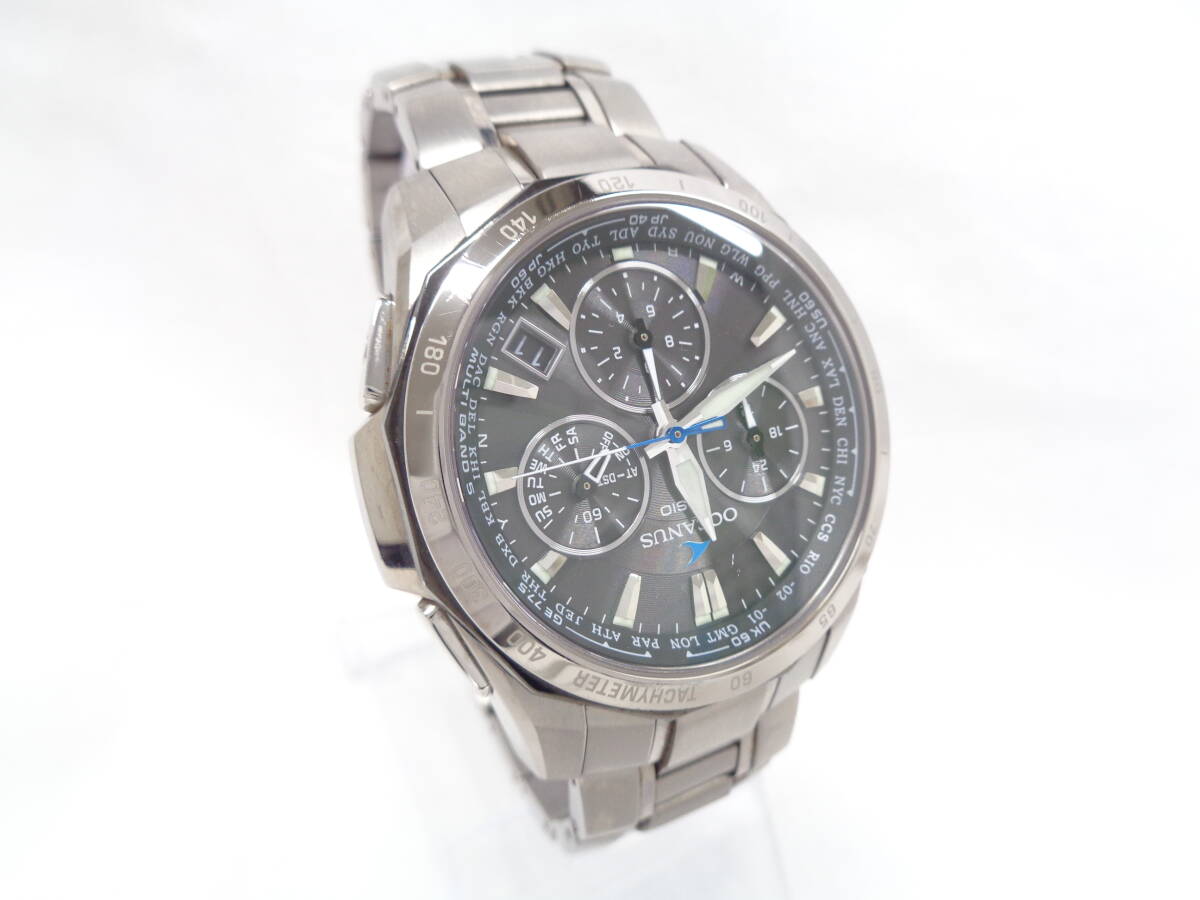 ★稼働品 CASIO OCEANUS カシオ オシアナス マンタ OCW-S1000 ブラック 電波ソーラー メンズ 腕時計 ☆彡_画像1