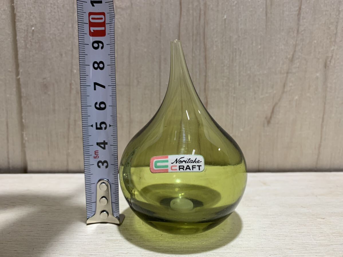 昭和レトロ Noritake CRAFT ノリタケ クラフト ガラス製 醤油差し 調味料入れの画像2