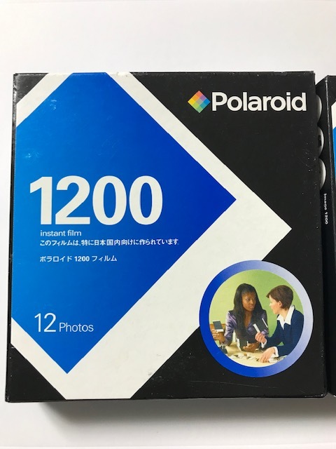 当時物 2004年 Polaroid ポラロイド 1200フィルム 12枚入り 2セット 有効期限2007年2月 インスタントフィルム レトロ 希少_画像2