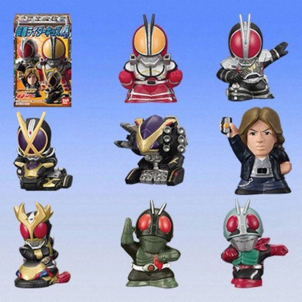 ☆食玩ソフビ 仮面ライダーキッズ4 ファイズ/ブラック/RX/半田健 ☆食玩ソフビ 仮面ライダーキッズ4 ファイズ/ブラック/RX/半田健