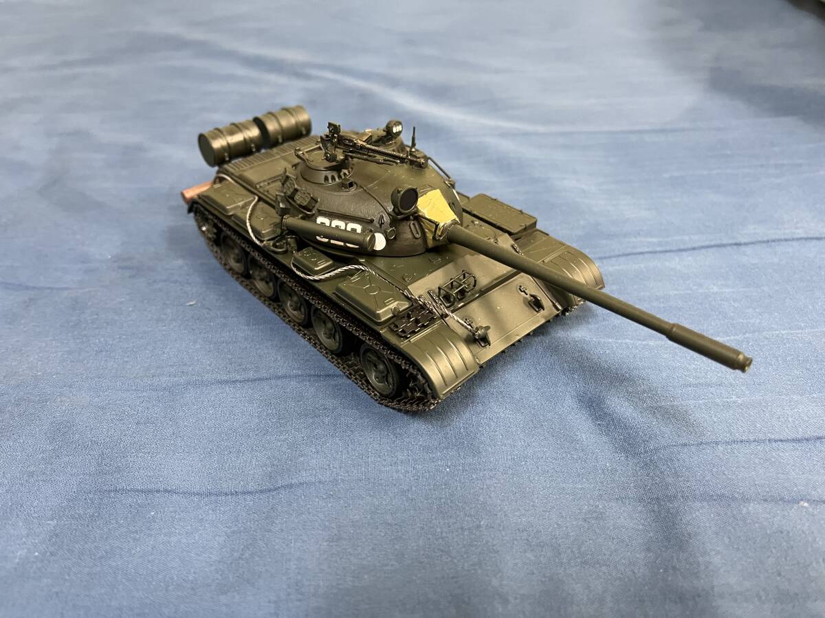 1/48 タミヤ チャレンジャー戦車 T-55戦車 完成品の画像3