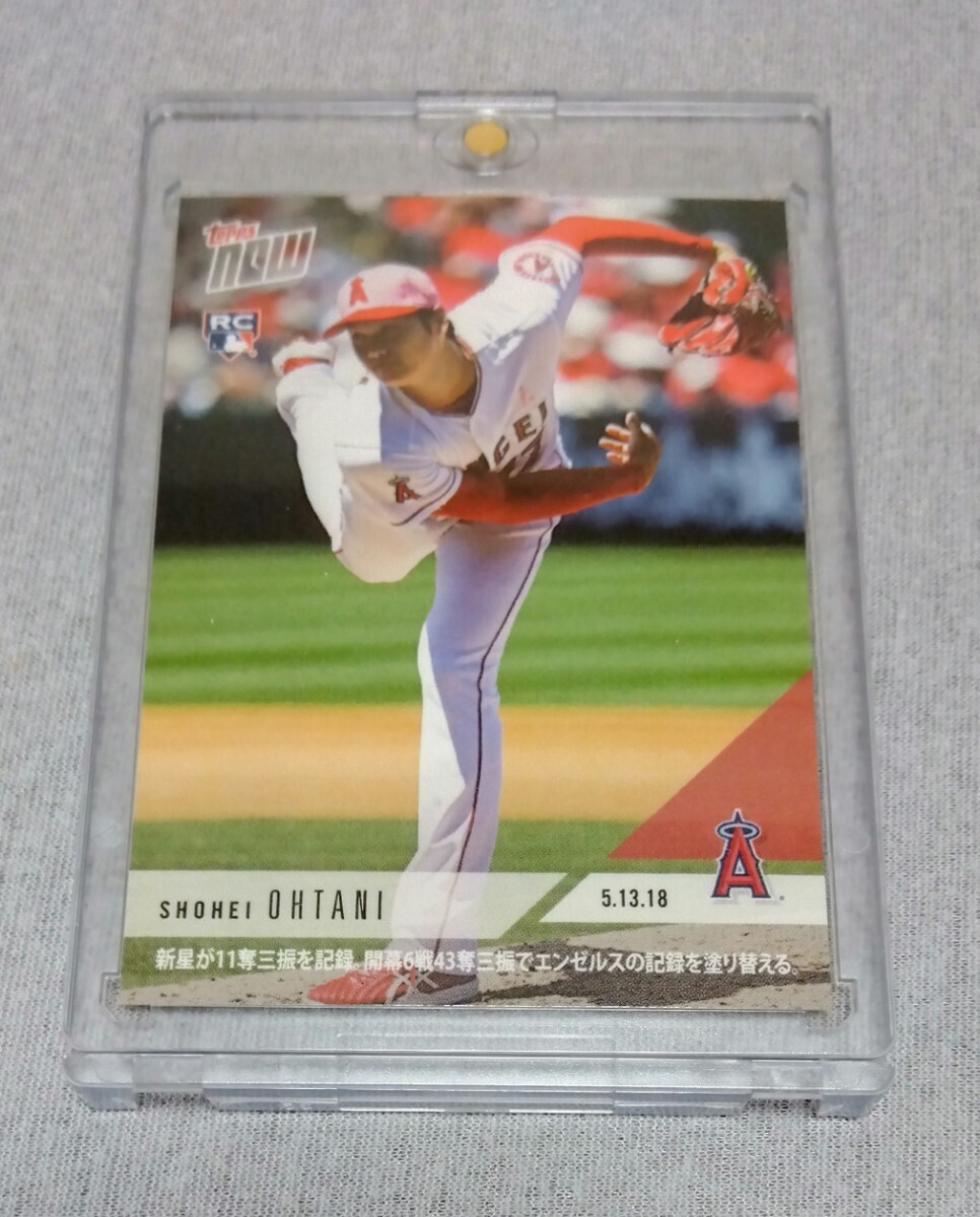 【1円スタート / RC】MLBカード, 大谷翔平(SHOHEI OHTANI), topps NOW, 210J, 日本語バージョン, ルーキーカード, の画像2