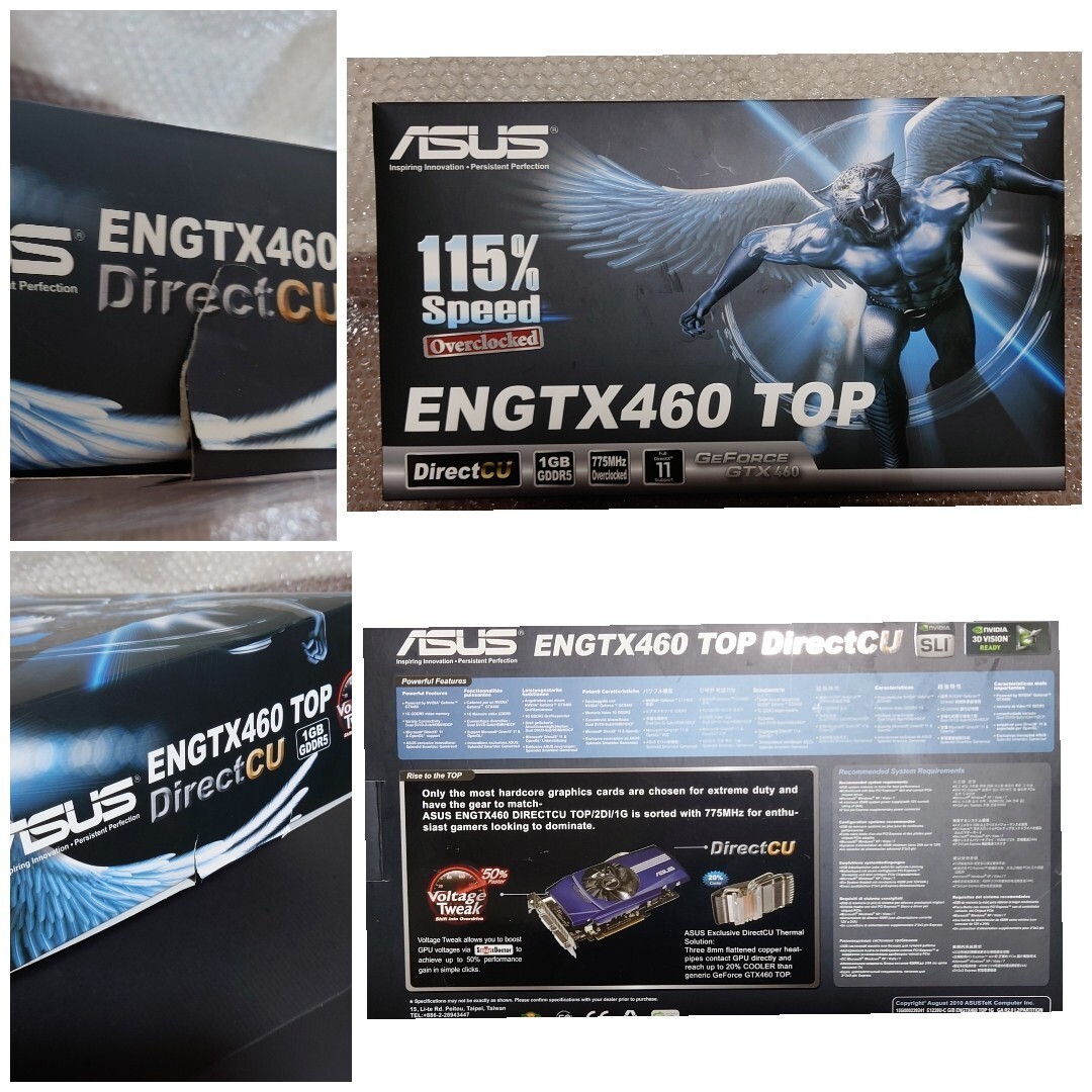 ASUS GeForce GTX NVIDIA グラフィックボード 、ビデオカード、ASUS ENGTX460 DIRECTCU TOP/2DI/1G_画像7
