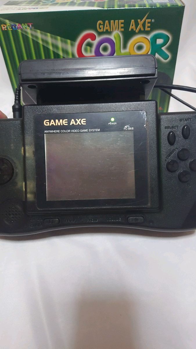 GAME AXE COLOR ファミコン FC 携帯ゲーム機 液晶保護フィルム未剥離