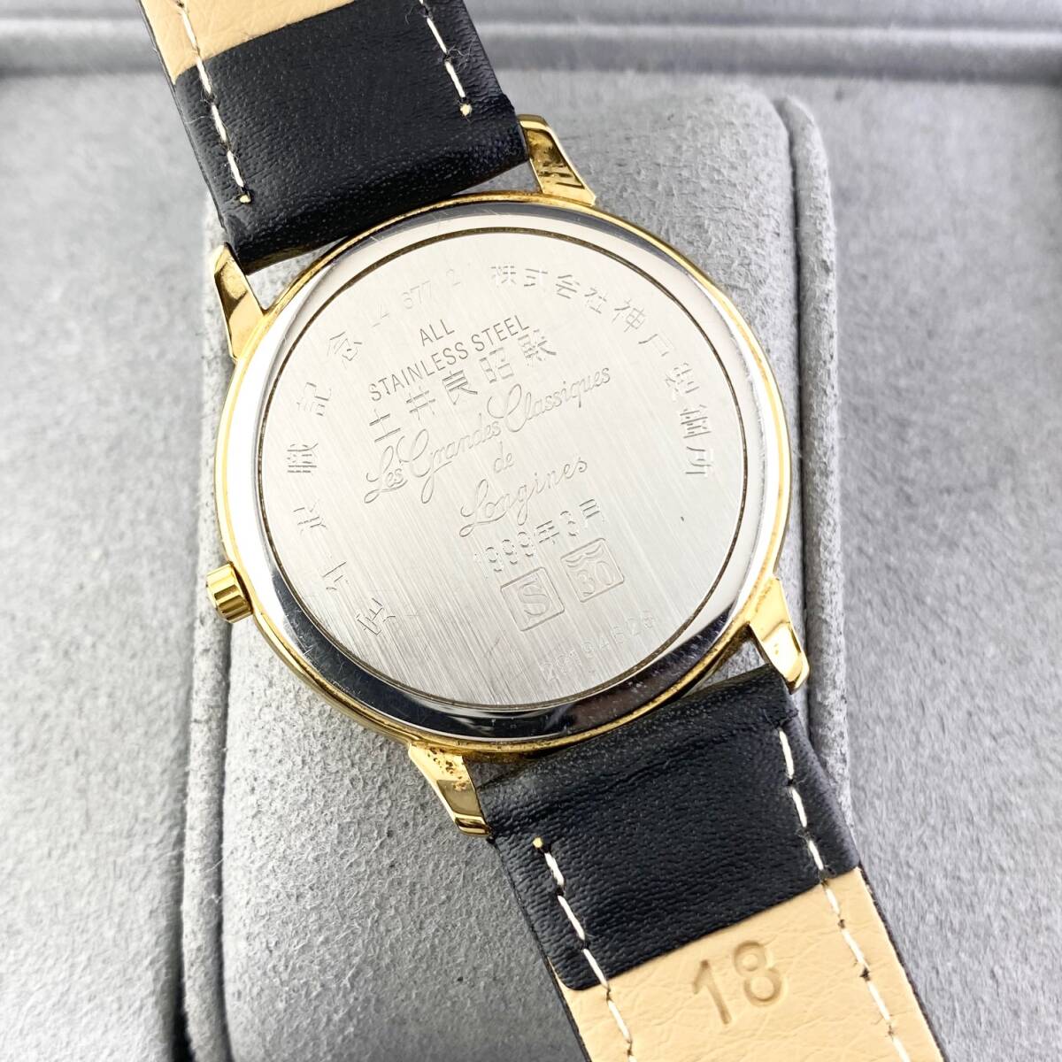 【1  йен 〜】LONGINES ...  наручные часы   мужской  L4.677.2 Grand   классика    золотой  циферблат  ... лицо    день  ...  передвижной  товар 