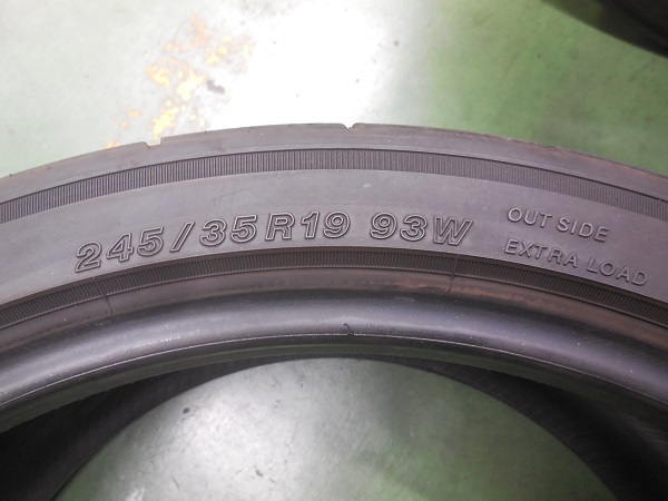 YOKOHAMA ヨコハマ ADVAN NEOVA AD09　２４５/３５R１９　2022年製　ネオバ　中古　4本セット_画像3