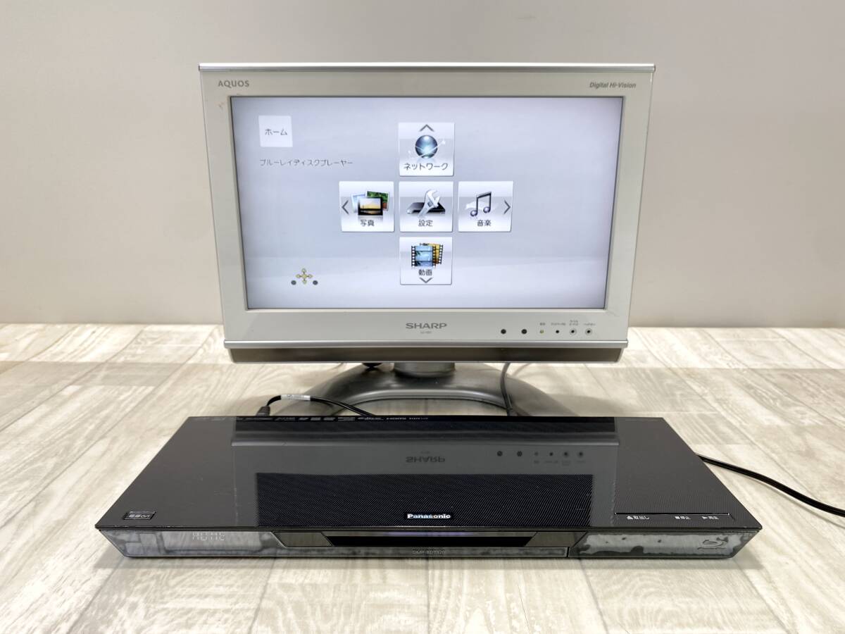 ☆ Panasonic BLU-RAY DISC PLAYER ブルーレイ DMP-BDT320 【 動作確認済/ 現状品 】 （PN-4E18） ☆_画像3