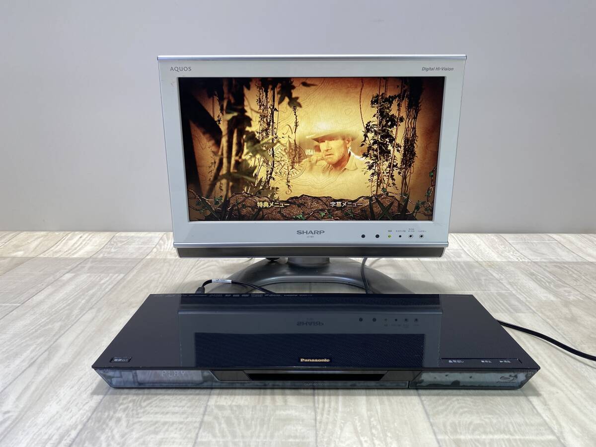 * Panasonic BLU-RAY DISC PLAYER Blue-ray DMP-BDT320 [ рабочее состояние подтверждено / текущее состояние товар ] (PN-4E18) *