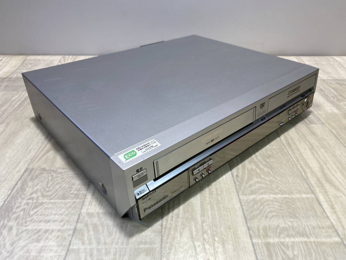 ☆ Panasonic VHS HDD DVD レコーダー デッキ DMR-E150V 【 通電確認済/ 現状品 】 （PN-4E21） ☆_画像1