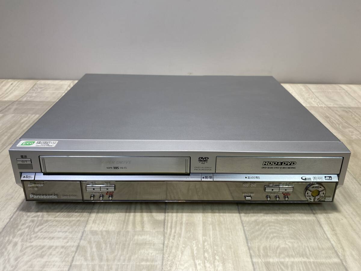 ☆ Panasonic VHS HDD DVD レコーダー デッキ DMR-E150V 【 通電確認済/ 現状品 】 （PN-4E21） ☆_画像2