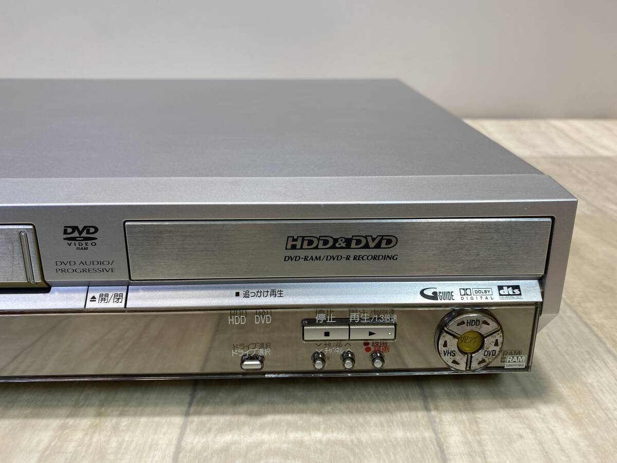 ☆ Panasonic VHS HDD DVD レコーダー デッキ DMR-E150V 【 通電確認済/ 現状品 】 （PN-4E21） ☆_画像4