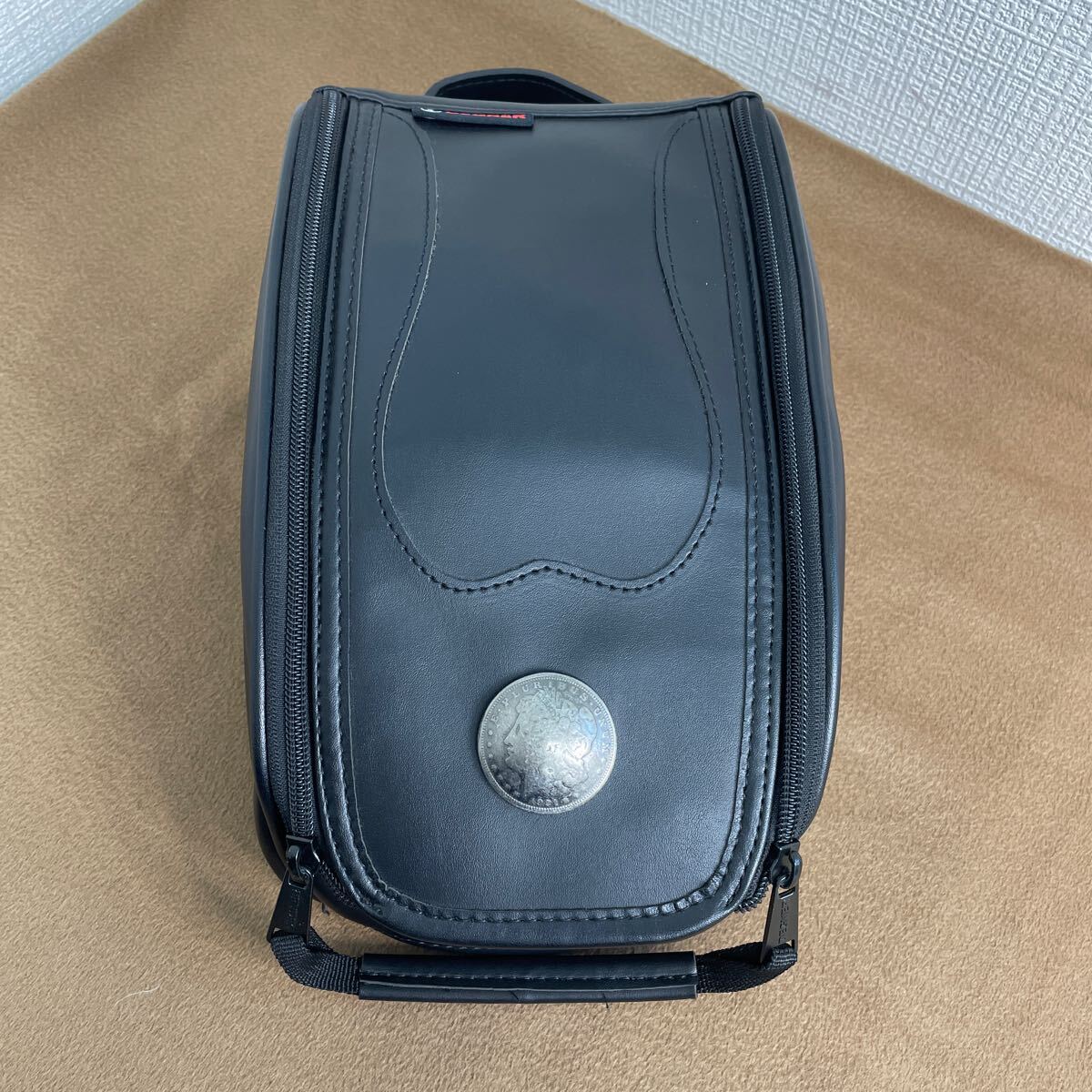 [ beautiful goods ¥1,000 start ]DEGNER magnet type tank bag Degner bike bag black american 