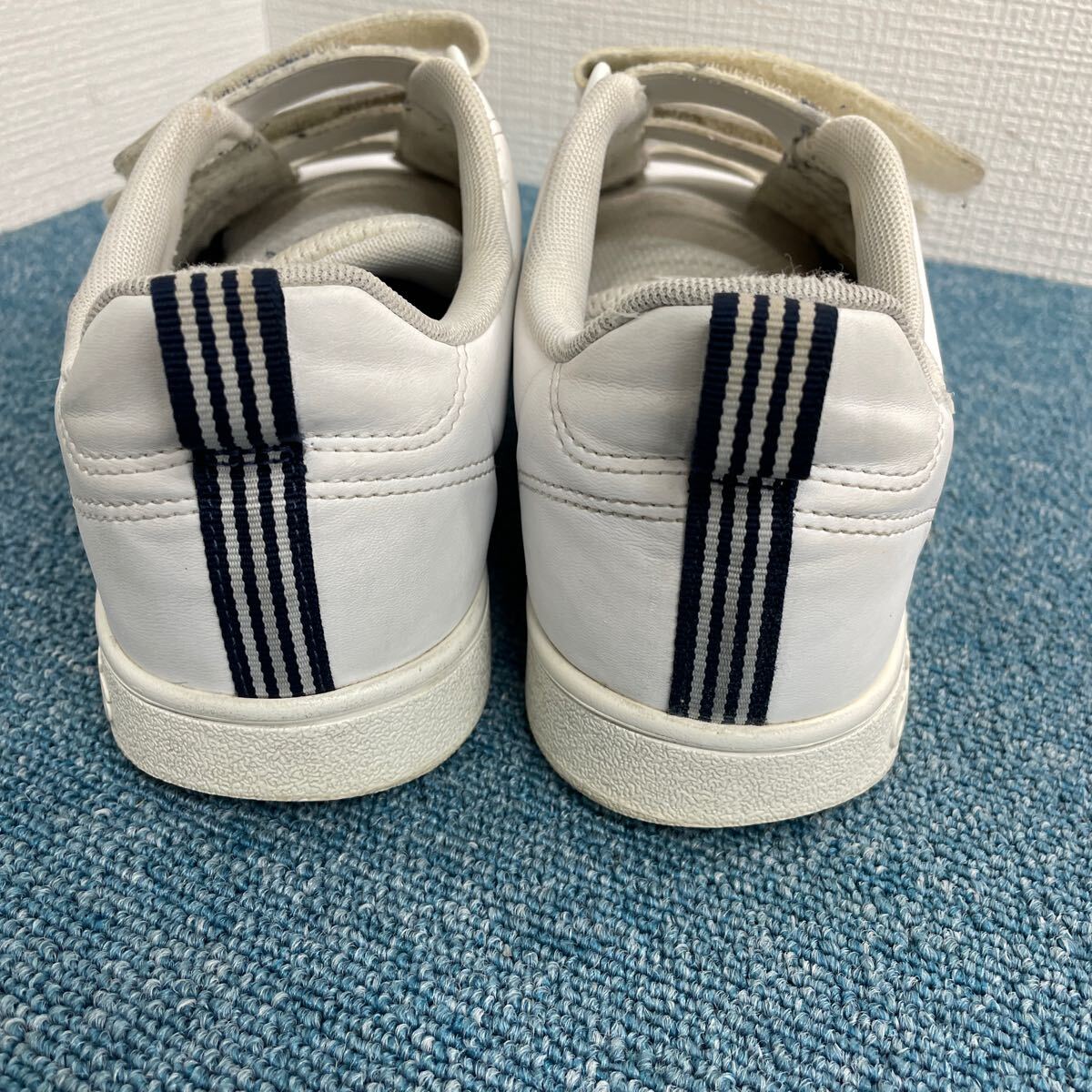 adidas neo ベルクロ スニーカー アディダス ネオ 白 古着 カジュアル スポーツ テニス 26.5cm バルクリーン_画像4