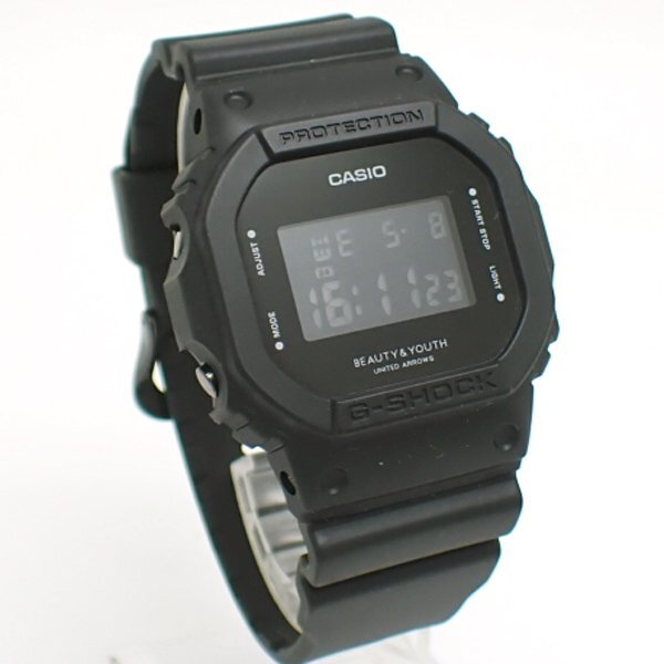 1円～ CASIO カシオ Gショック BEAUTY&YOUTH UNITED ARROWS コラボ DW-5600VT メンズ ウォッチ◆送料600円(近畿)◆5/15(水)終了 質屋-9684の画像2