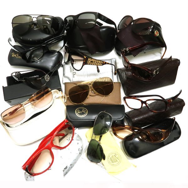 【1円～】Ray-Ban Dior GUCCI TIFFANY 13点まとめ売り サングラス・メガネ 度入り ジャンク◆送料800円～◆ ~5/19(日)終了 ◆質屋-9701_画像10