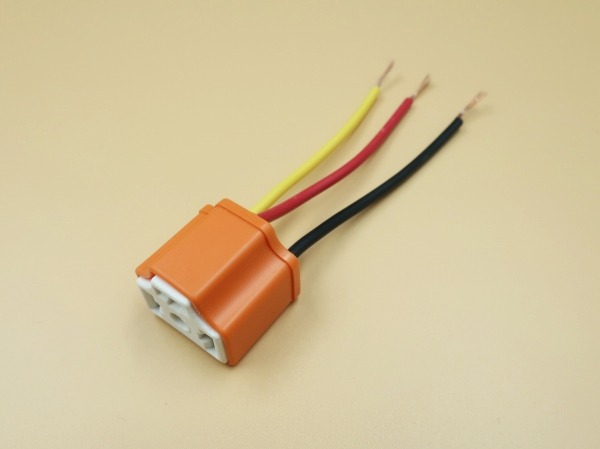 H4 コネクタ バルブ用 LED HID ハロゲン ヘッドライト 対応 配線 リペア 補修 旧車 レストア_画像1