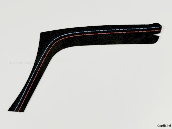 BMW用 F30系 アルカンターラ ライン ダッシュボード パネル カバー エアコン吹き出し口 コンソール ベント トリム F31F32F34F36 BAL_質感確認用の拡大画像です。