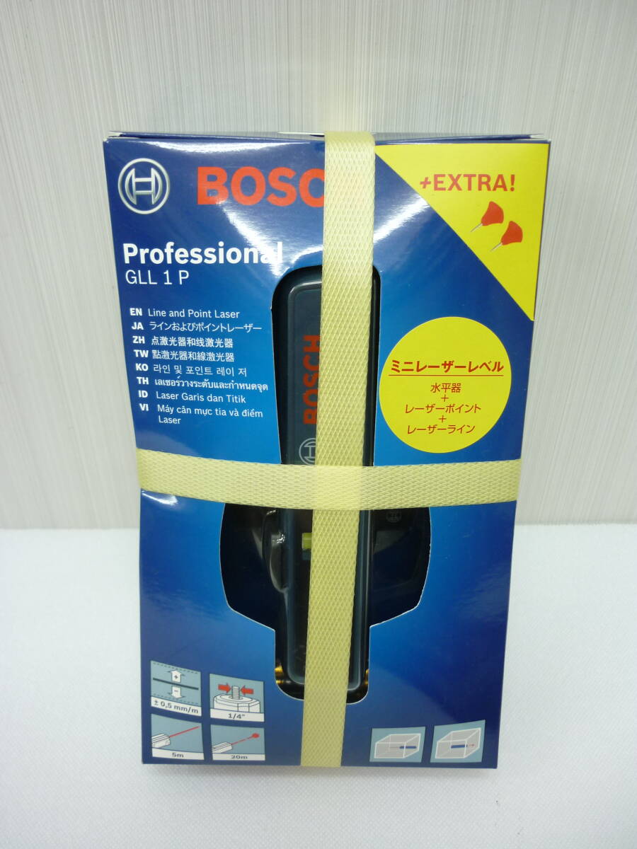  unused BOSCH Bosch GLL 1 P PROFESSIONAL Mini Laser Revell horizontal verification position join a