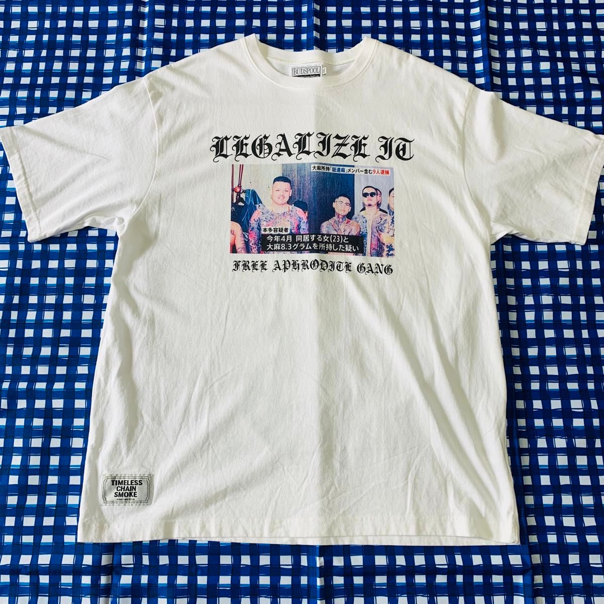 レアBUDSPOOL 舐達磨 逮捕tシャツ(チャリティーtシャツ)|Yahoo レアBUDSPOOL 舐達磨 逮捕tシャツ(チャリティーtシャツ)|Yahoo