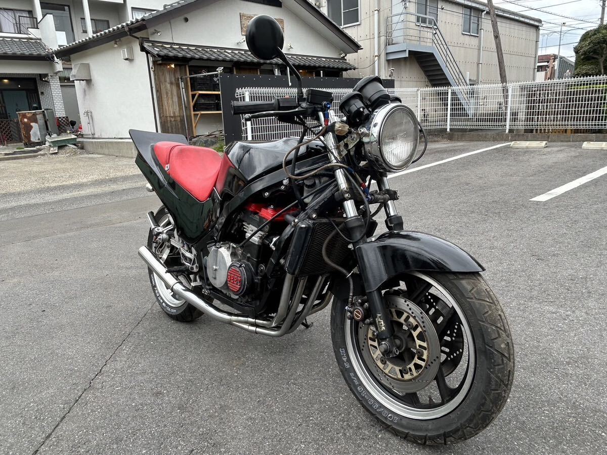 Kawasaki FX400R ZX400DE 希少車 実走 50200 BEET GPZ400R 書付 鍵有　動画あり GPZ400R ゼファー　XJR400 バブ 茨城　千葉　東京　単車_画像3