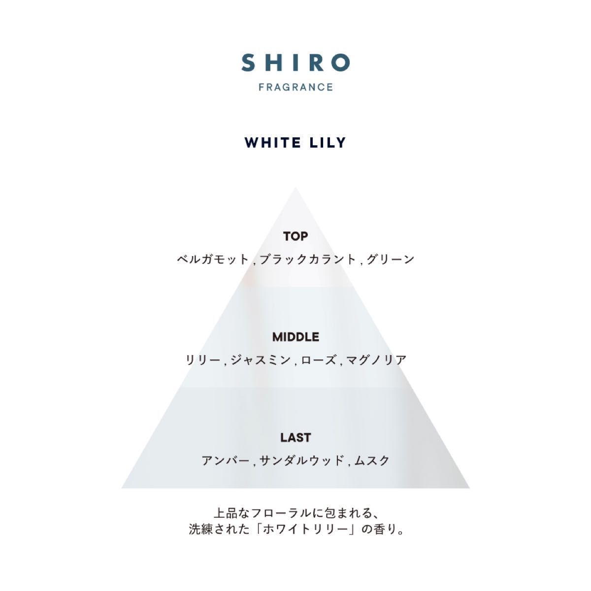 SHIRO シロ  ホワイトリリー オードパルファン アトマイザー 2.0mL