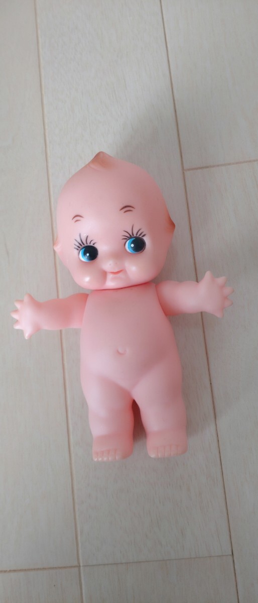キューピー人形 レトロ 当時物 ソフビ フィギュア 約15cm_画像1