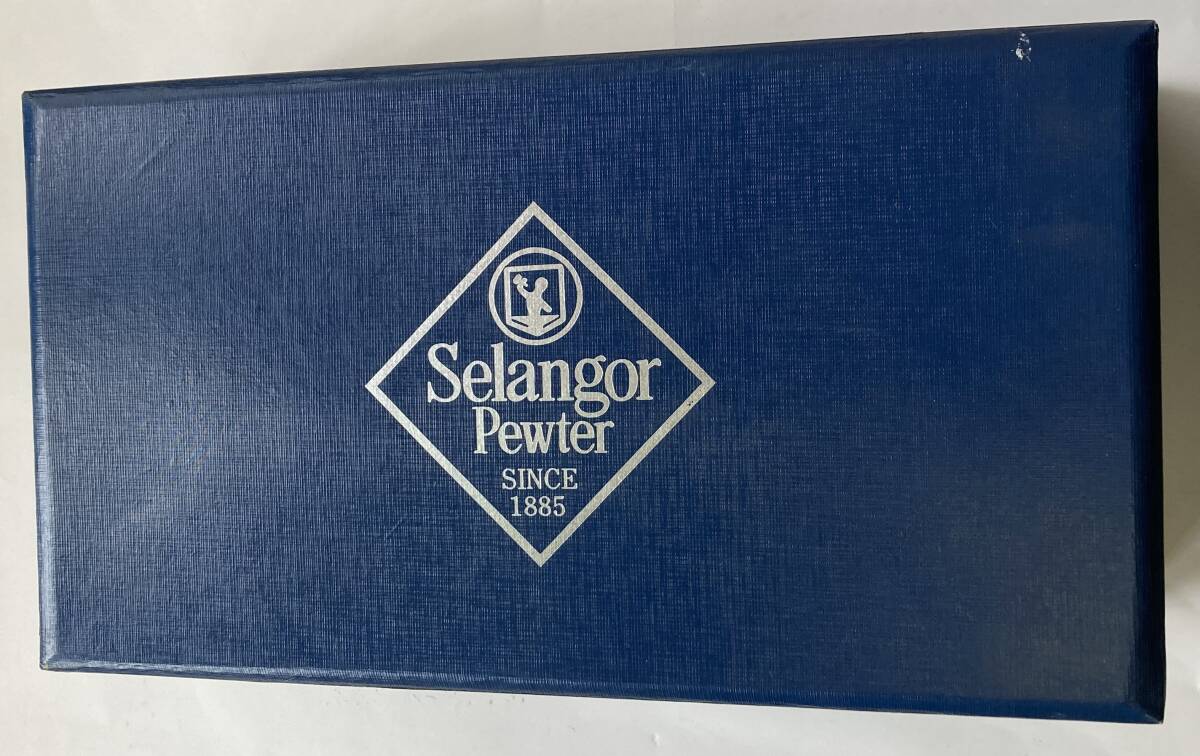 1円～【未使用/保管品】Selangor Pewter セランゴール ピューター マグカップ 錫製 欧米の人々に愛されつずけた 手作り 名品 _画像7