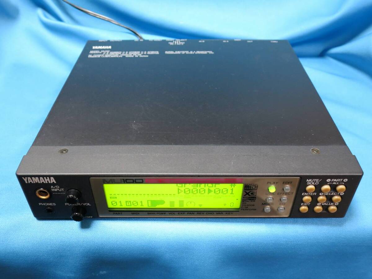 YAMAHA MU100(MIDI音源モジュール) ハーフラックモデル〈中古 YAMAHA MU100(MIDI音源モジュール) ハーフラックモデル〈中古