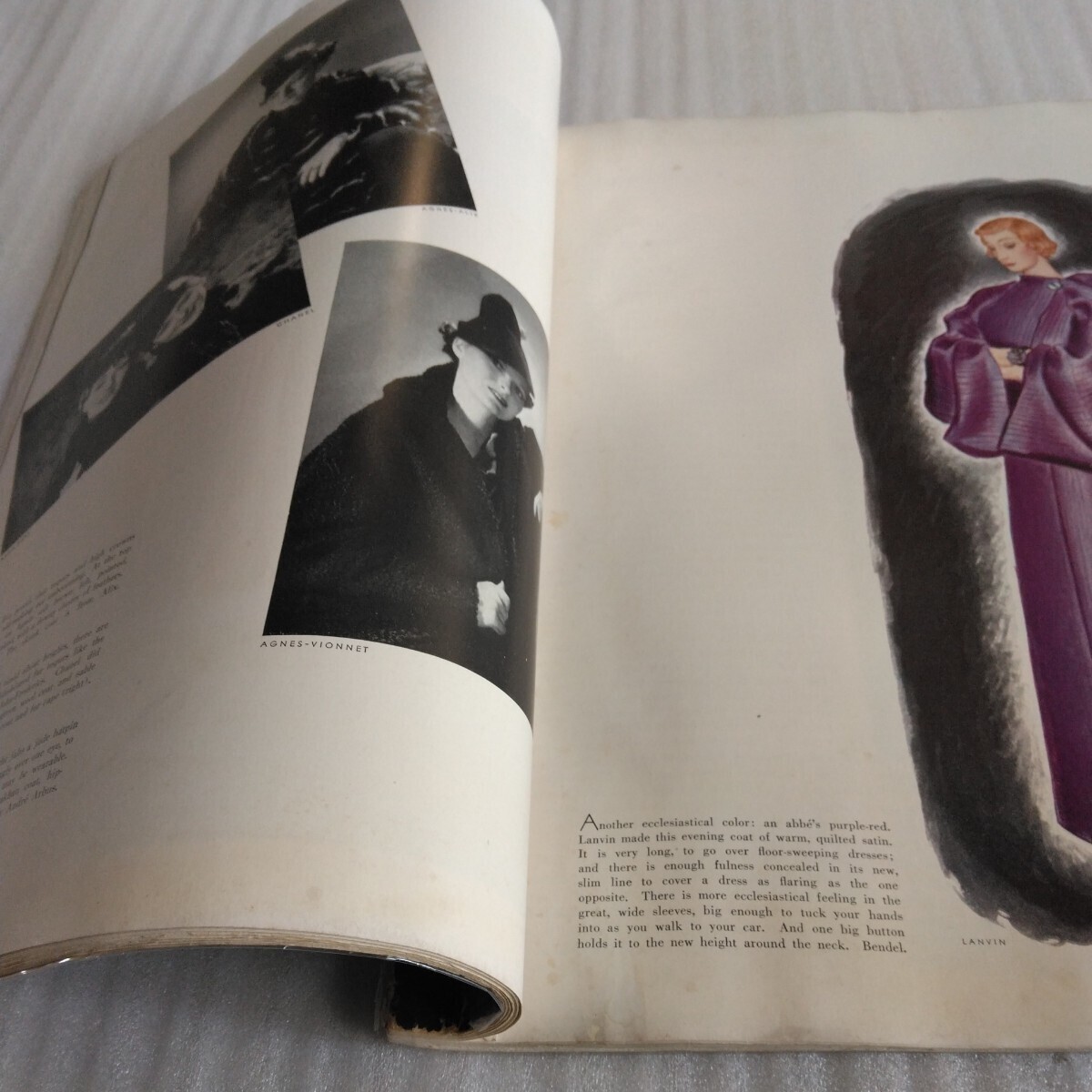 Harper's BAZAAR ハーパーズ・バザー 1934年 November アンドレ・ダースト ムンカッチ ヴィンテージ アメリカ ファッション雑誌の画像6
