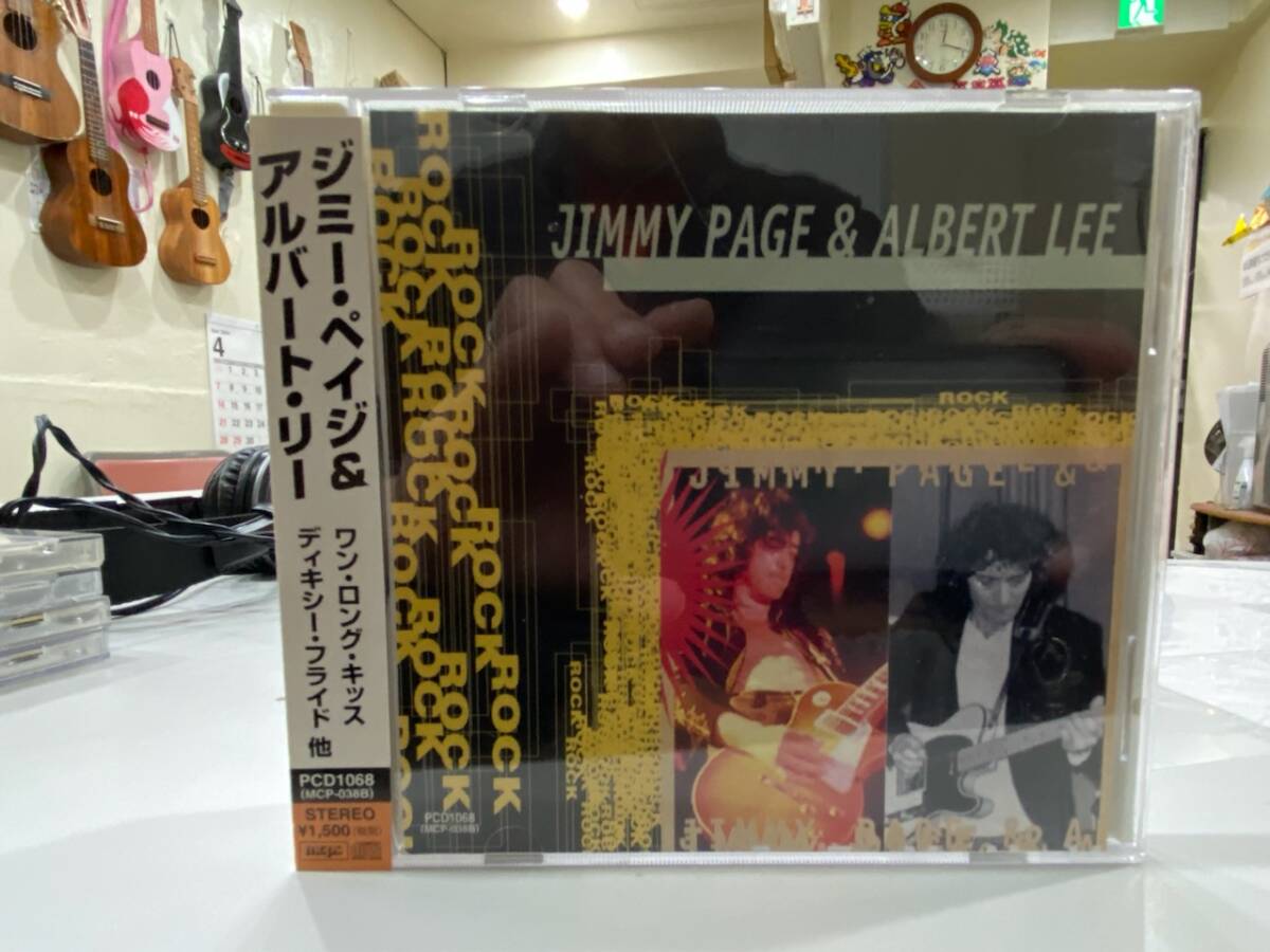 ジミー・ペイジ、アルバート・リー　Jimmy Page & Albert Lee プライベート盤直輸入国内盤　PCD1068 帯付き_画像1