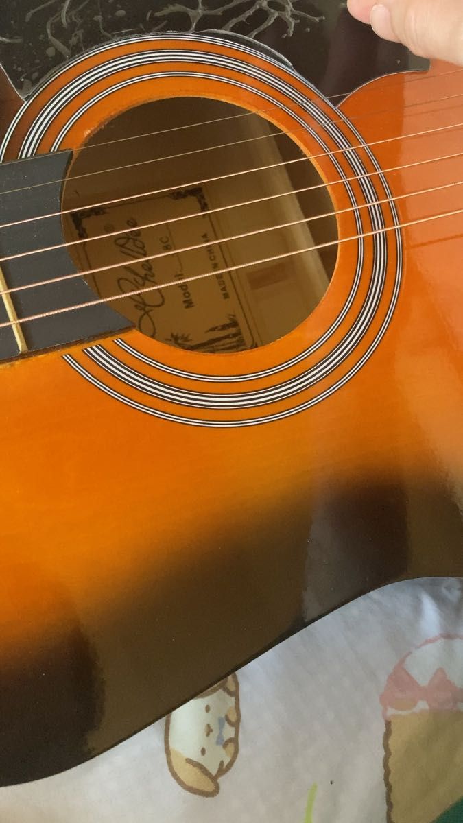 アコースティックギター アコギ カポ付き 楽器 ギター ソフトケース 弦付属 初心者 入門
