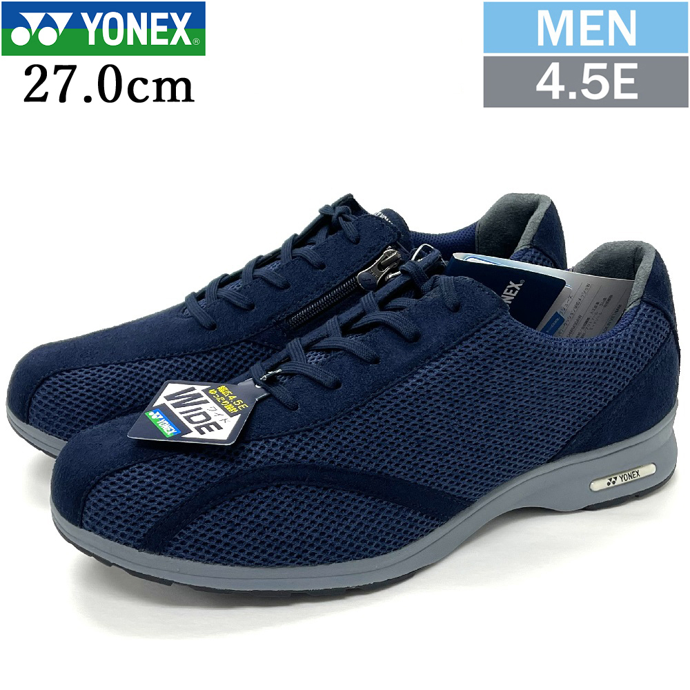  перевод есть!!M30AW NVB 27.0cm Yonex YONEX энергия подушка прогулочные туфли мужской широкий широкий 4.5E сетка застежка-молния 051101