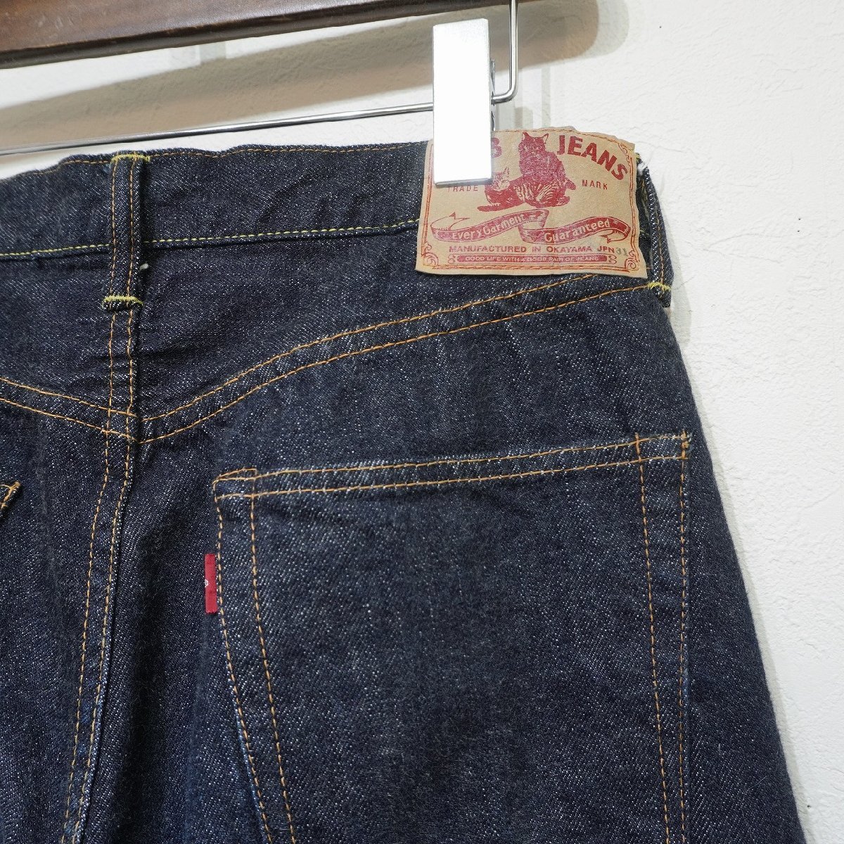 TCB JEANS (W31) デニムパンツ TCBジーンズ 赤耳 セルビッジ 日本製 岡山 コットン100％ I5-1_画像4