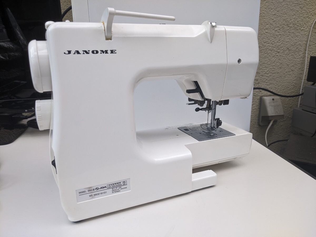 JANOME ミシン 660型　Nuikiru N-855　ジャノメ ミシン　通電OK　針動く　ジャンク_画像5