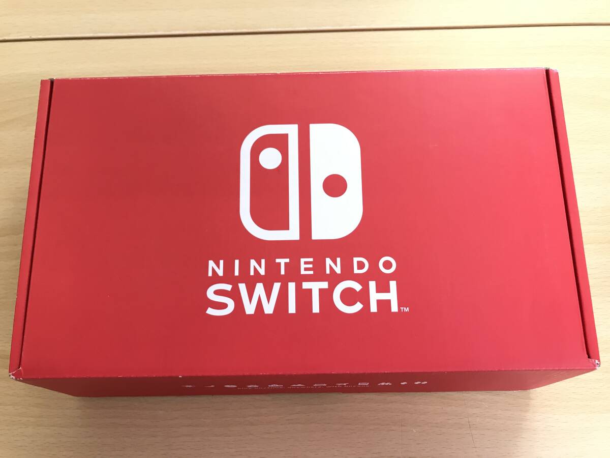 070(8-44) 1円スタート ジャンク品 Nintendo Switch ニンテンドー スイッチ 本体 新型 ブルー ネオオレンジ の画像1