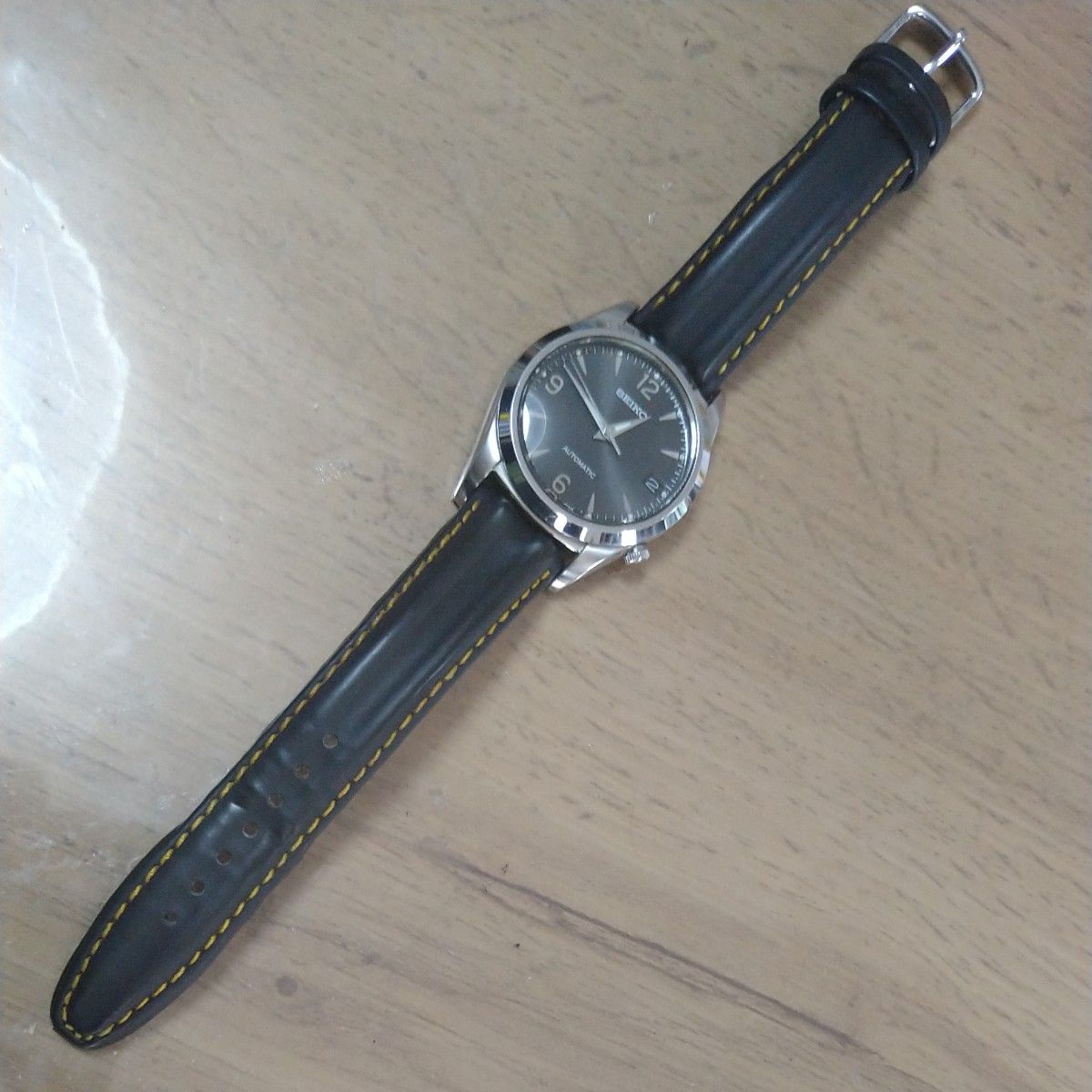 セイコー SEIKO 自動巻 7002−8000AZ AUTOMATIC 黒文字盤 良品！