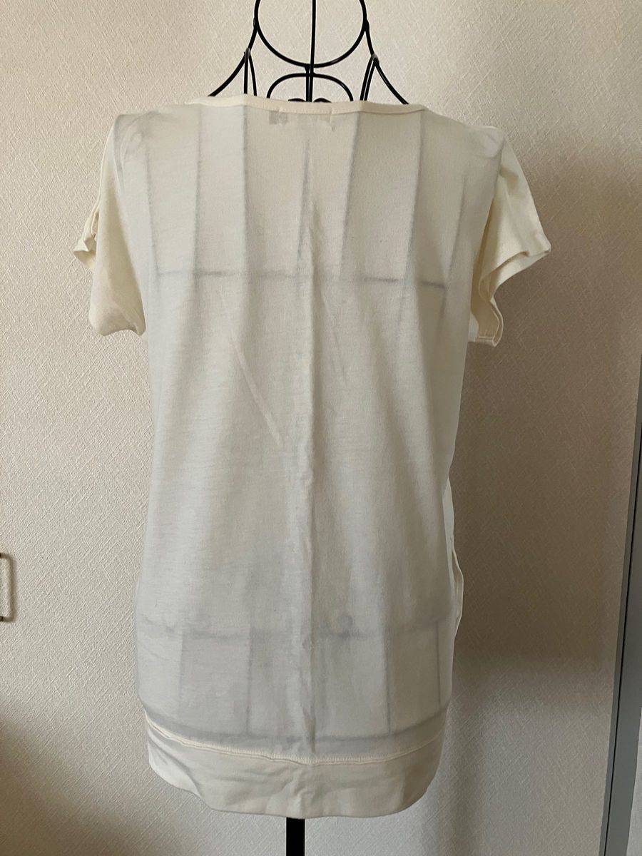 レプシム　LEPSIM カットソー　半袖　オフホワイト　レディースMサイズ トップス Tシャツ