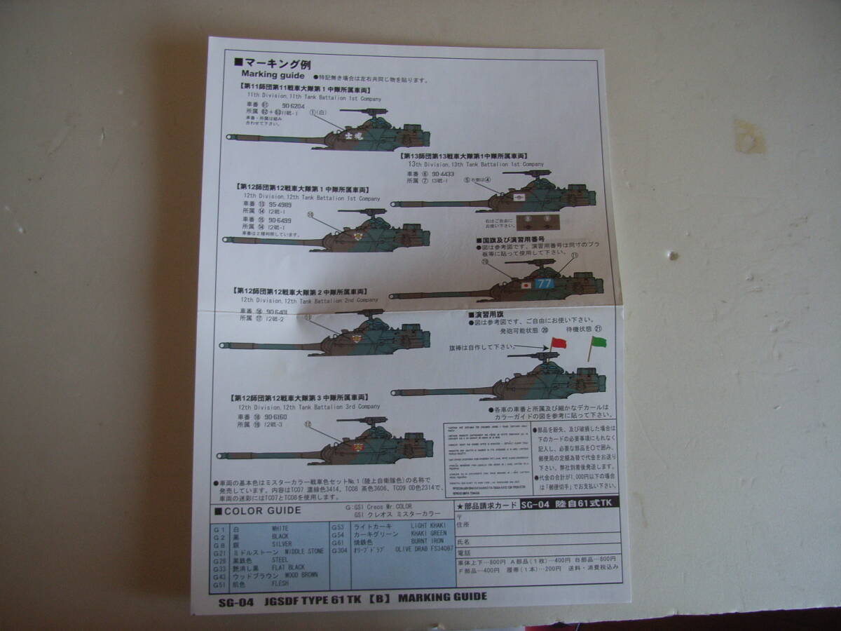 ジャンク1/72・ピットロード・61式戦車＜戦国自衛隊1549版＞_画像6