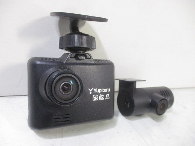 YUPITERU ユピテル ドライブレコーダー DRY-TW8500 前後カメラ MicroSD 8GB付き 動作確認済み 中古の画像1