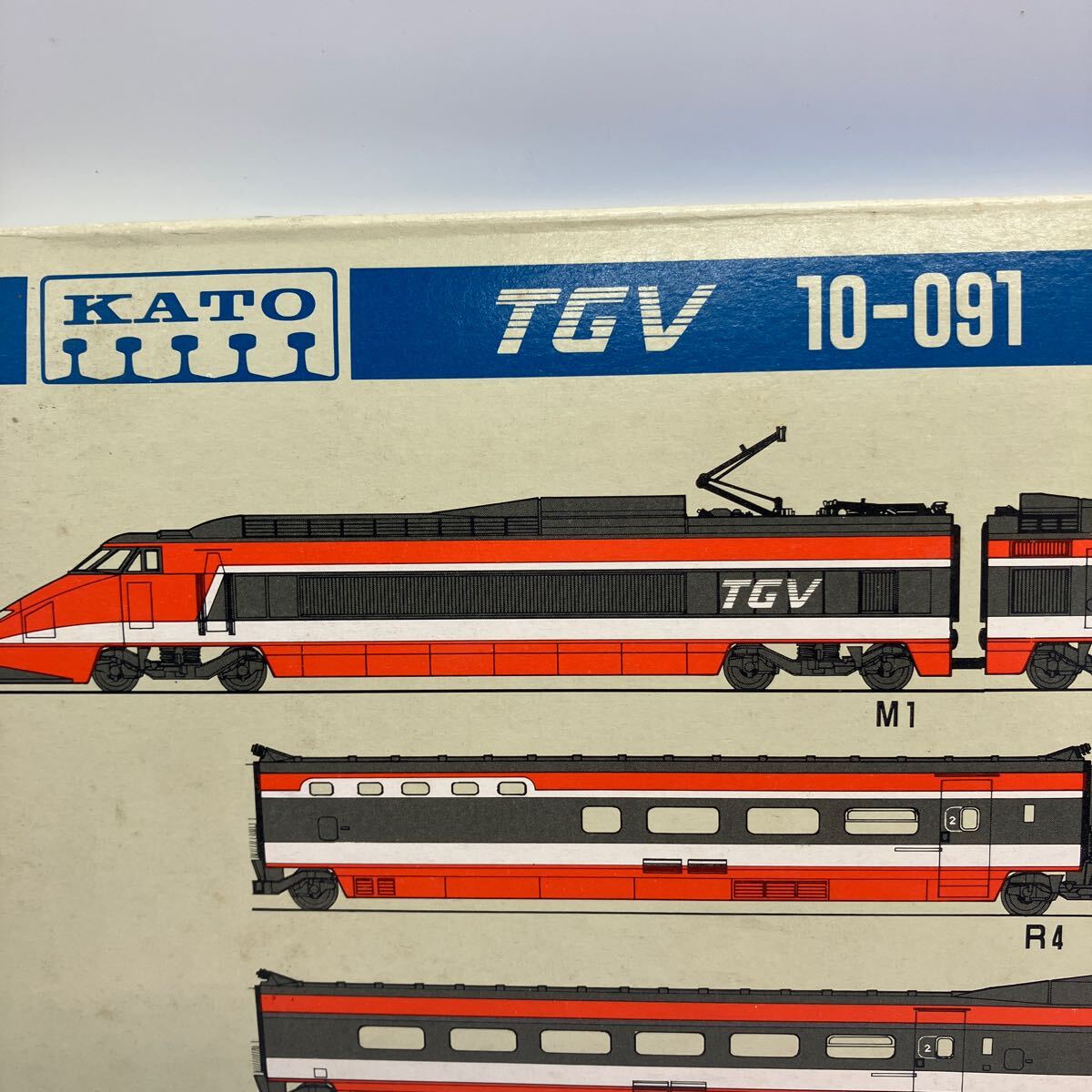 KATO N gauge TGV railroad model Kato France 10-091 cheap 112