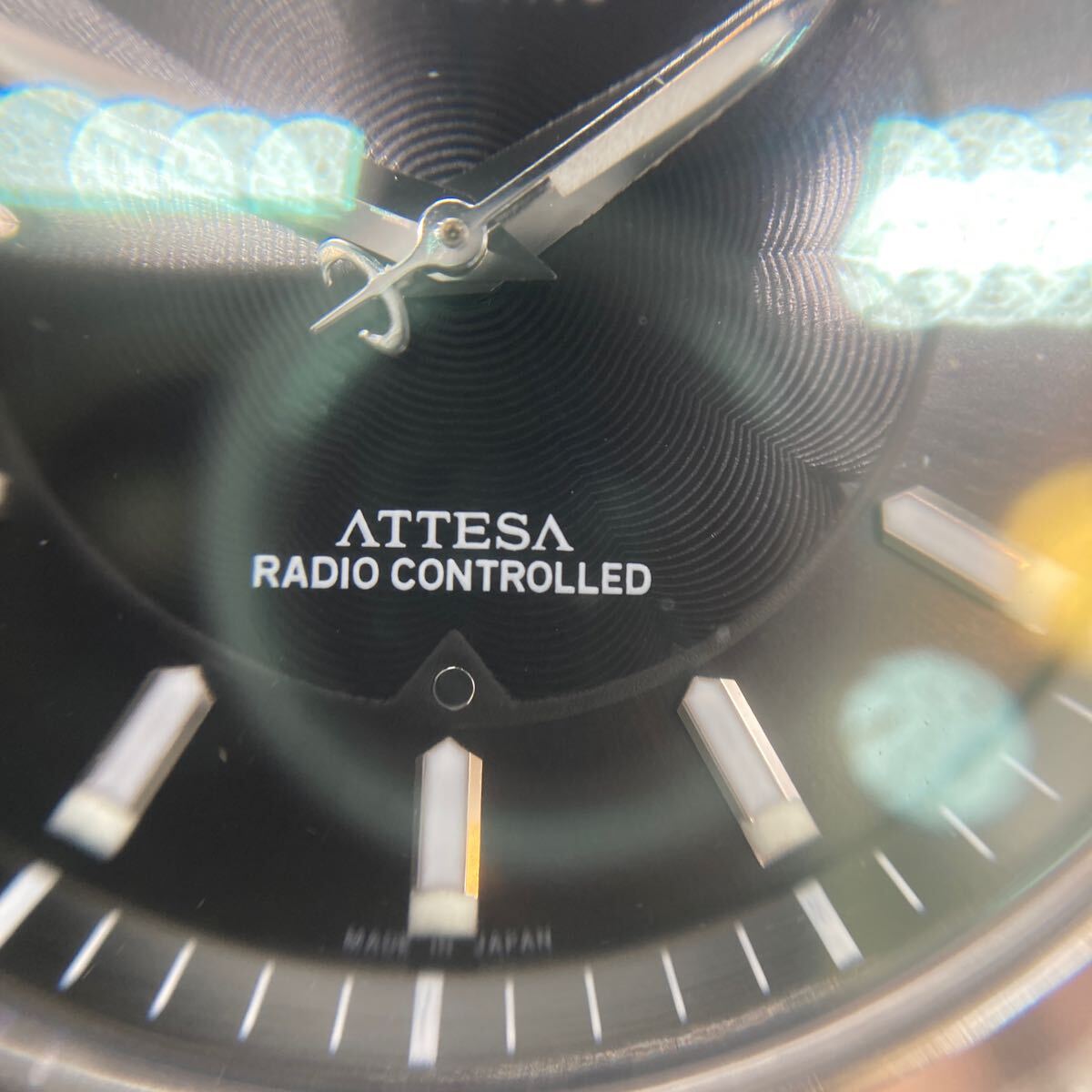シチズン CITIZEN アテッサ ATTESA Eco-Drive 電波ソーラー 腕時計 稼働品_画像3